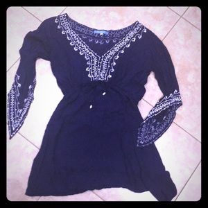 Navy blue dress or cover up